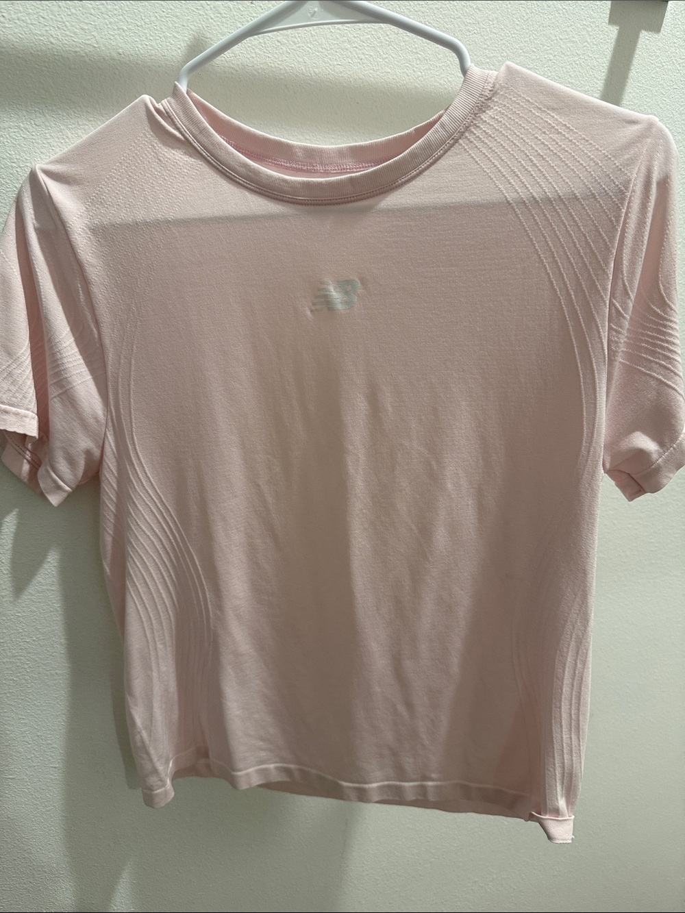 New Balance Pale Pink Short Sleeve Women's Tee